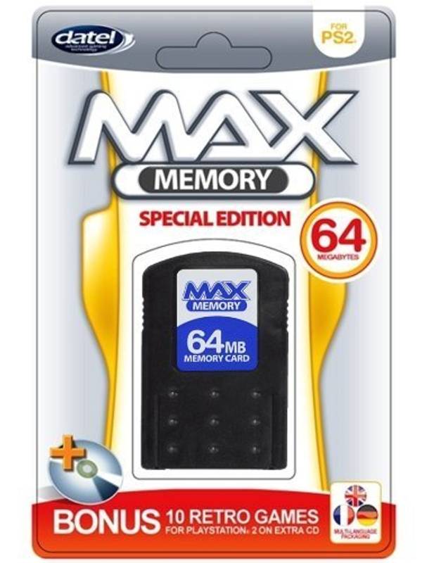 PS2 MAX Memory 64Mb Special ed. minnekort