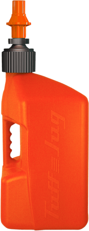 Tuff Jug bensinkanne med hurtigfylle tut 10liter hvit